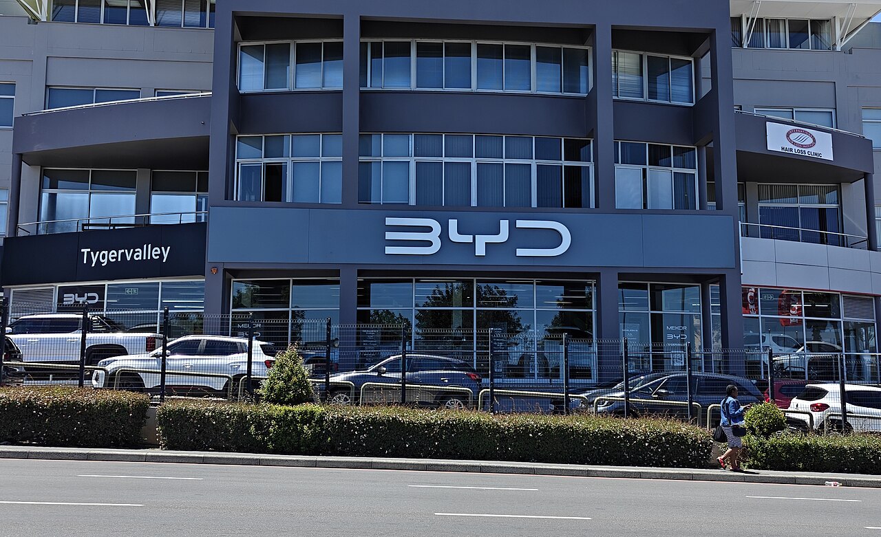 Concessionária BYD em Cape Town